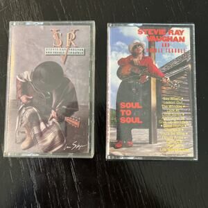 Stevie Ray Vaughan Double Trouble Vintage Cassettes - Lot Of 2 / Soul To Soul